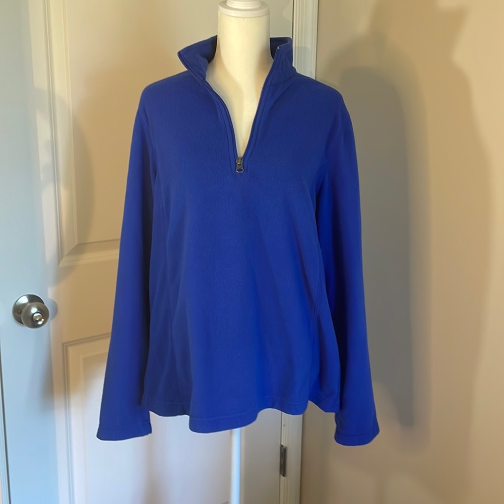 Lands End fleece pullover